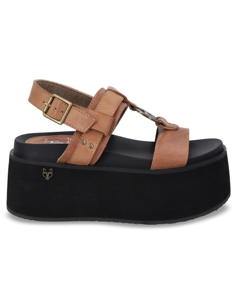 Sandalia Plataforma Beige Mujer 35186 Gotta-0