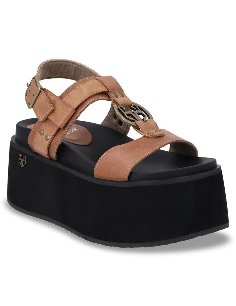 Sandalia Plataforma Beige Mujer 35186 Gotta-1