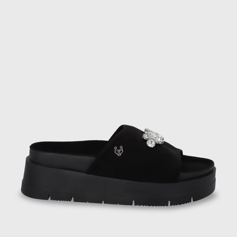 Sandalia Plataforma Negra Mujer 55232 Gotta-0