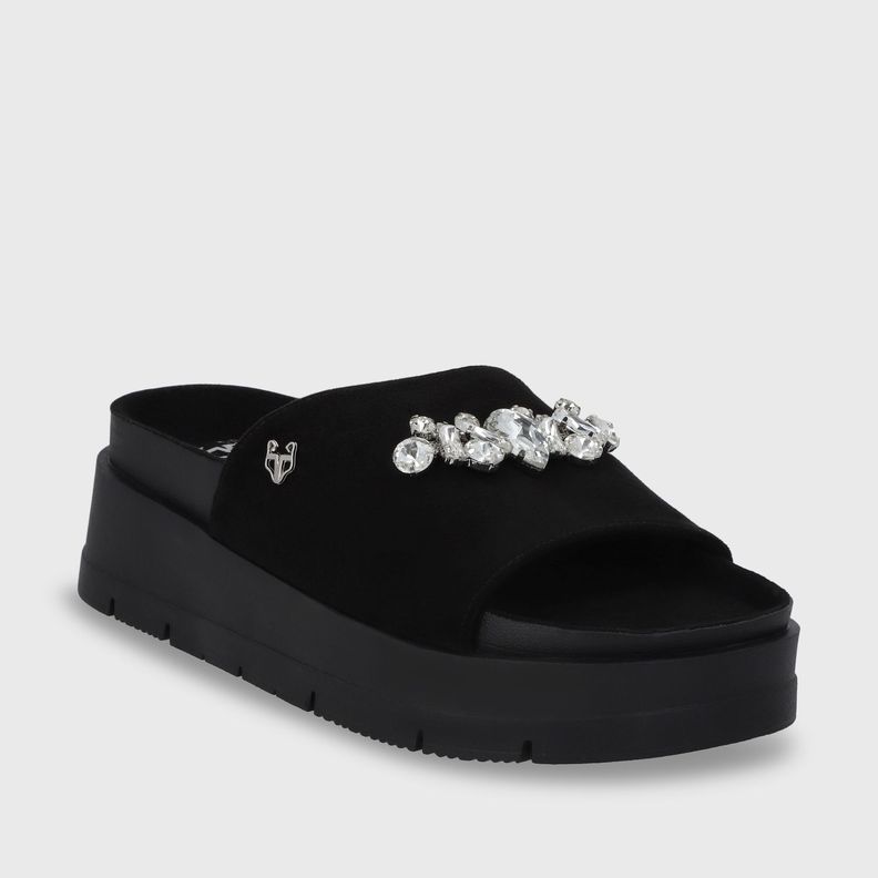 Sandalia Plataforma Negra Mujer 55232 Gotta-1