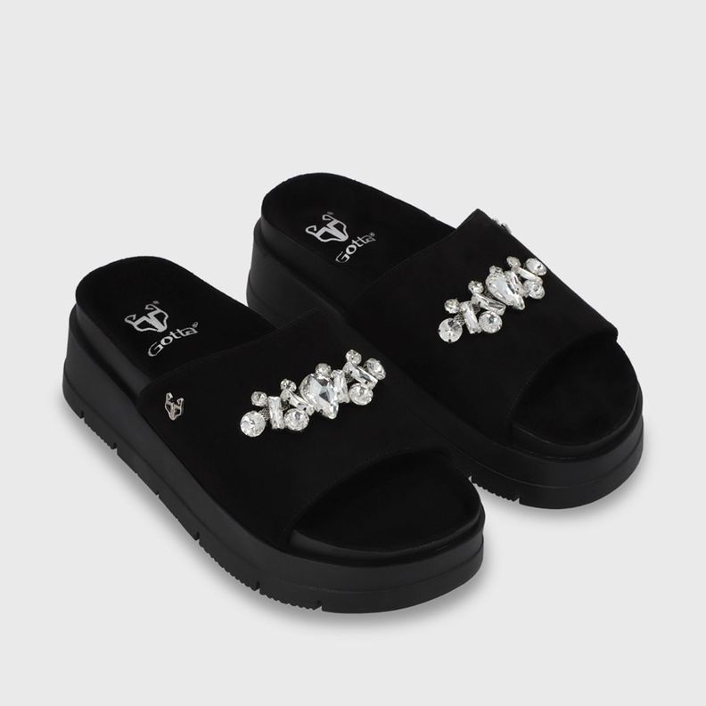 Sandalia Plataforma Negra Mujer 55232 Gotta-2