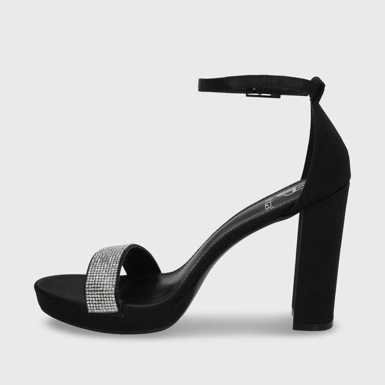 Sandalia Taco Negra Mujer 15835 Gotta-3