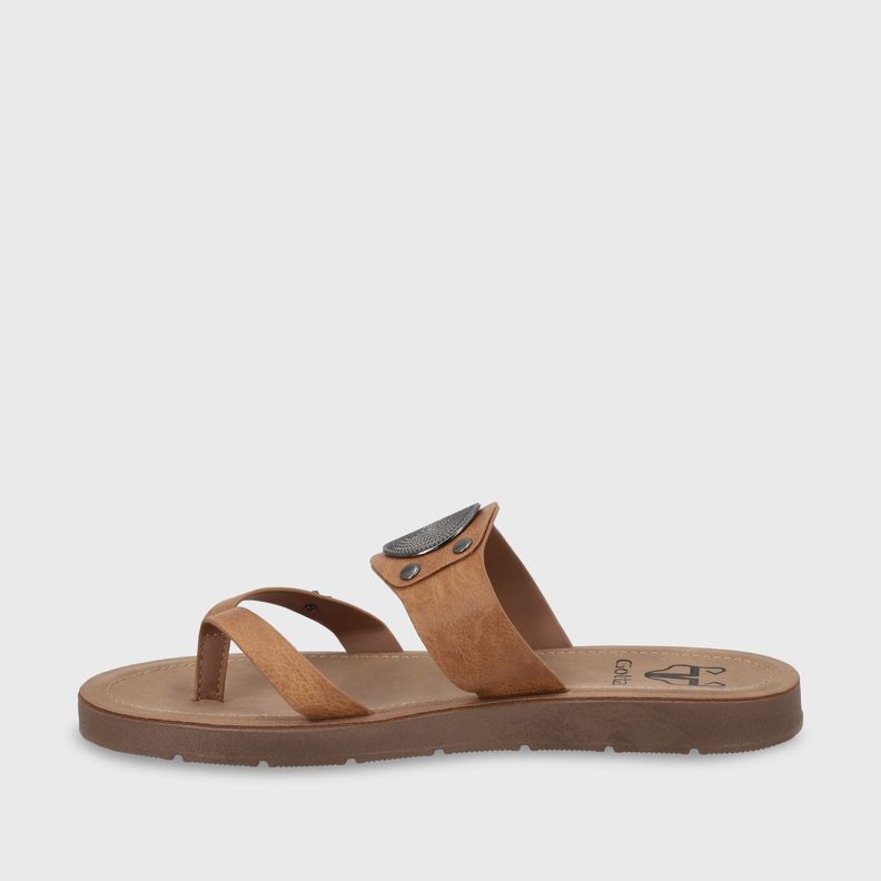 Sandalia Plano Beige Mujer 13256 Gotta-3