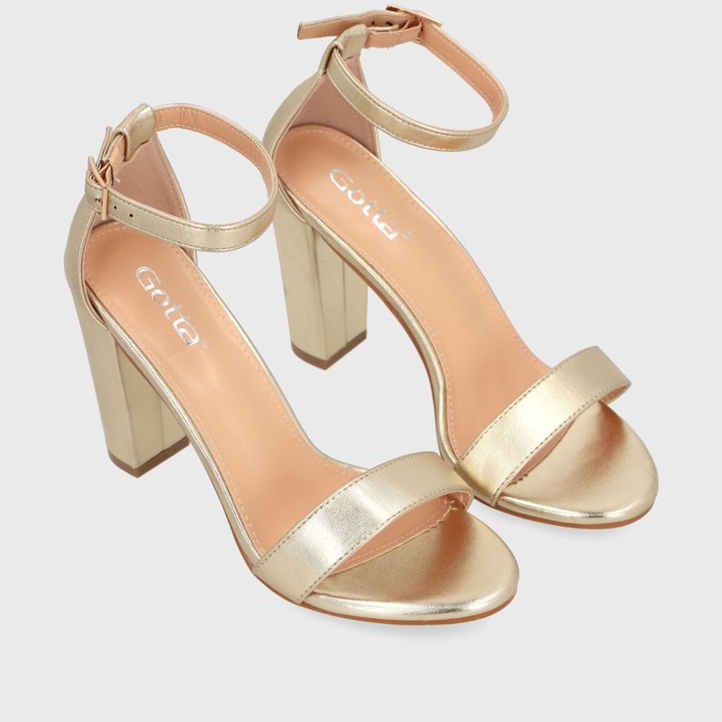 Sandalia Dorada Mujer 86123 Gotta-2