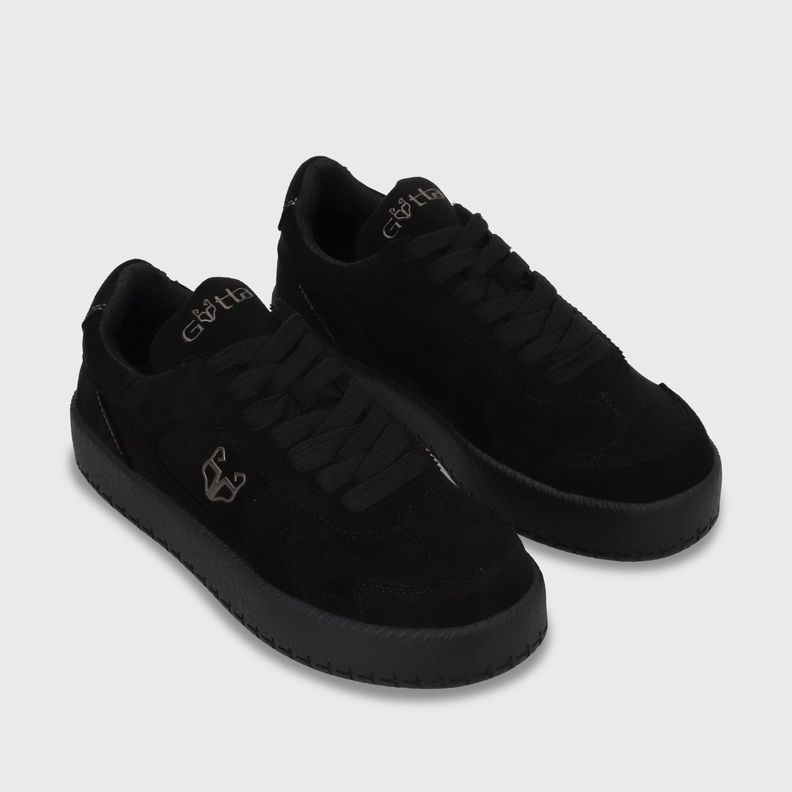 zapatilla Plano Negro Mujer 53741 Gotta-1