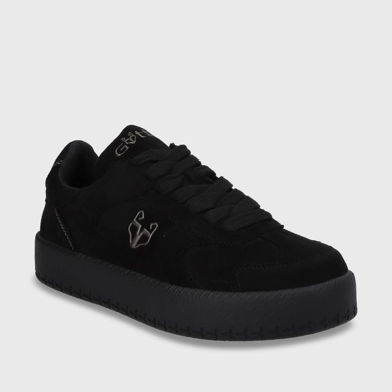 zapatilla Plano Negro Mujer 53741 Gotta-6