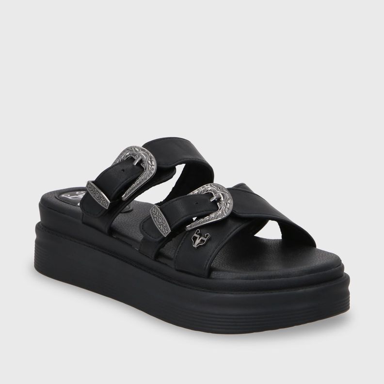 Sandalia Plataforma Negro Mujer 43015 Gotta-1