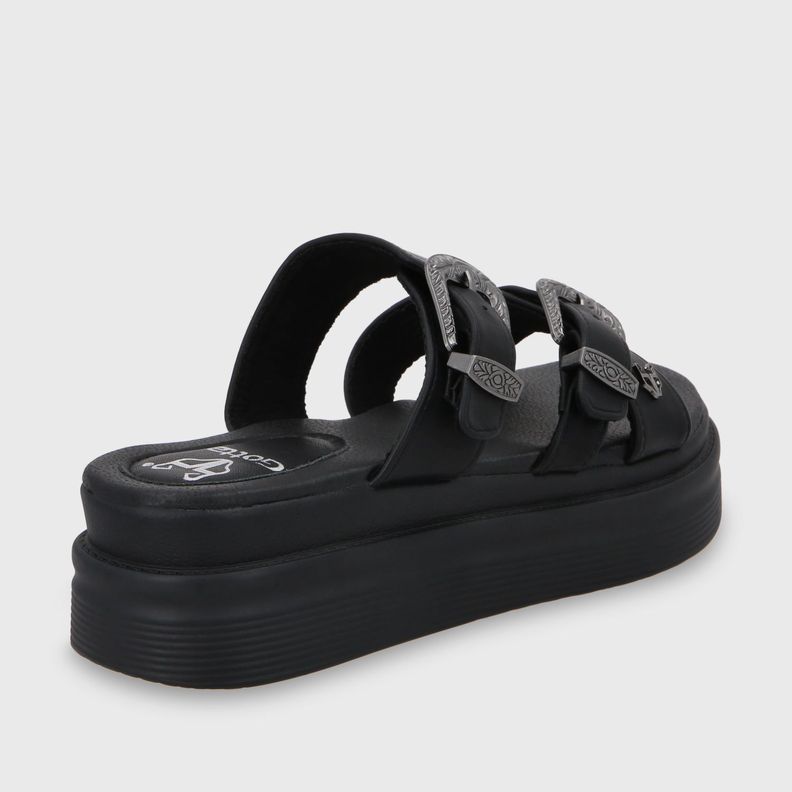 Sandalia Plataforma Negro Mujer 43015 Gotta-4