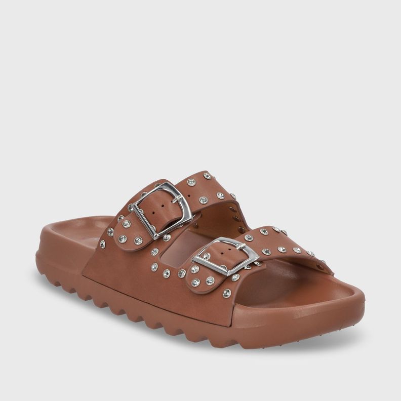 Sandalia Plana Café Mujer 52060 Gotta-1