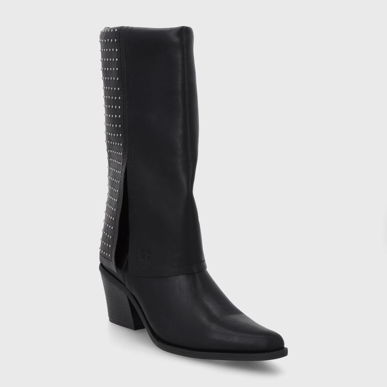 Bota Taco Negra Mujer 33769 Gotta-1