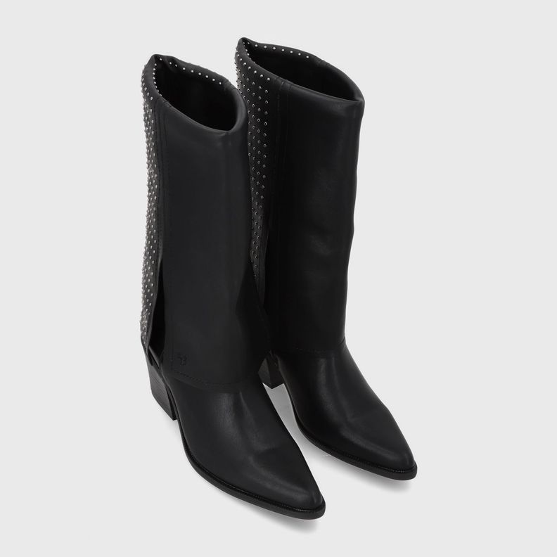 Bota Taco Negra Mujer 33769 Gotta-2