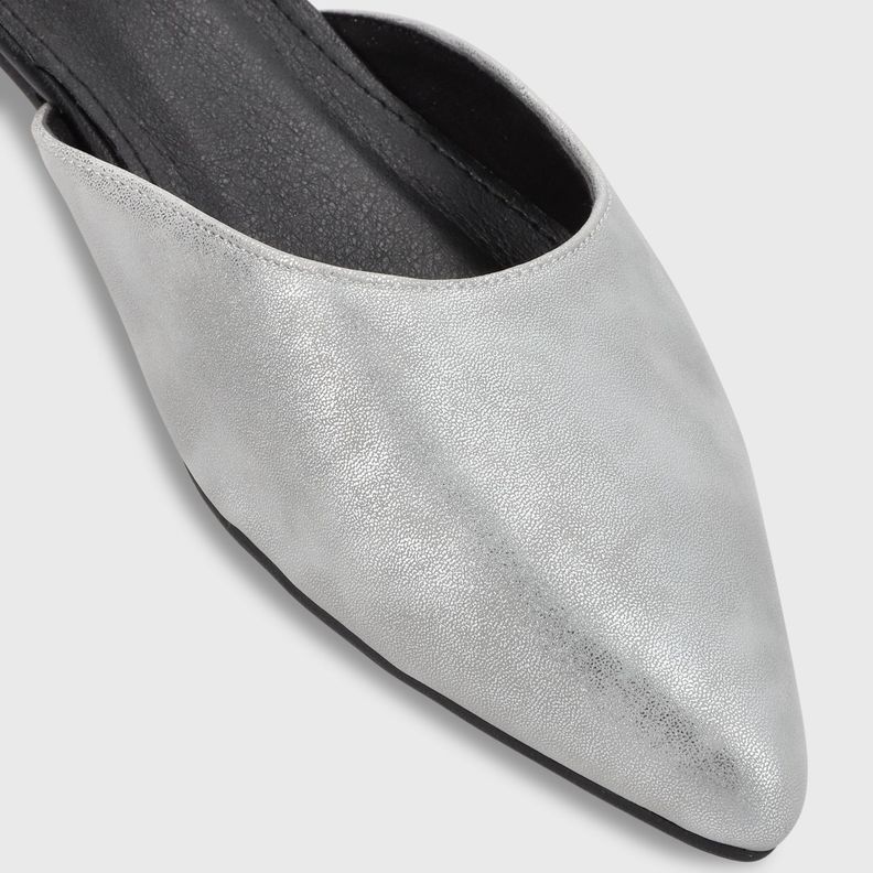 Ballerina Plano Plateado Mujer 54010 Gotta-5