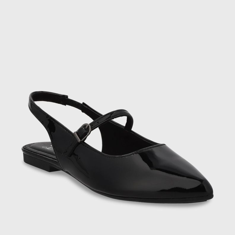 Ballerina Plano Negro Mujer 54012 Gotta-1