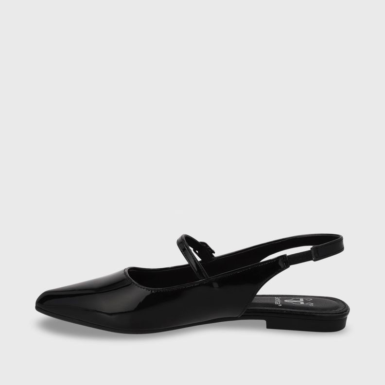 Ballerina Plano Negro Mujer 54012 Gotta-3