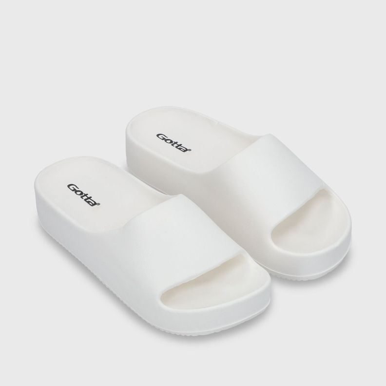 Sandalia Plataforma Blanca Mujer 52070 Gotta-2