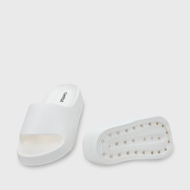 Sandalia Plataforma Blanca Mujer 52070 Gotta-6