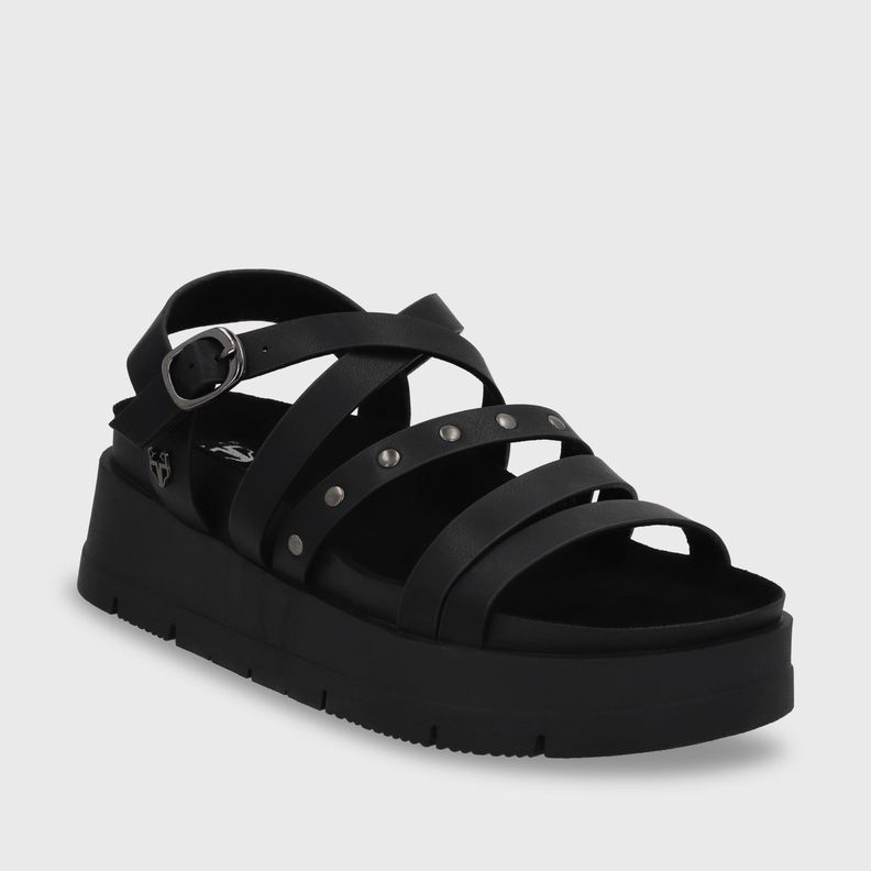 Sandalia Plataforma Negra Mujer 55231 Gotta-1