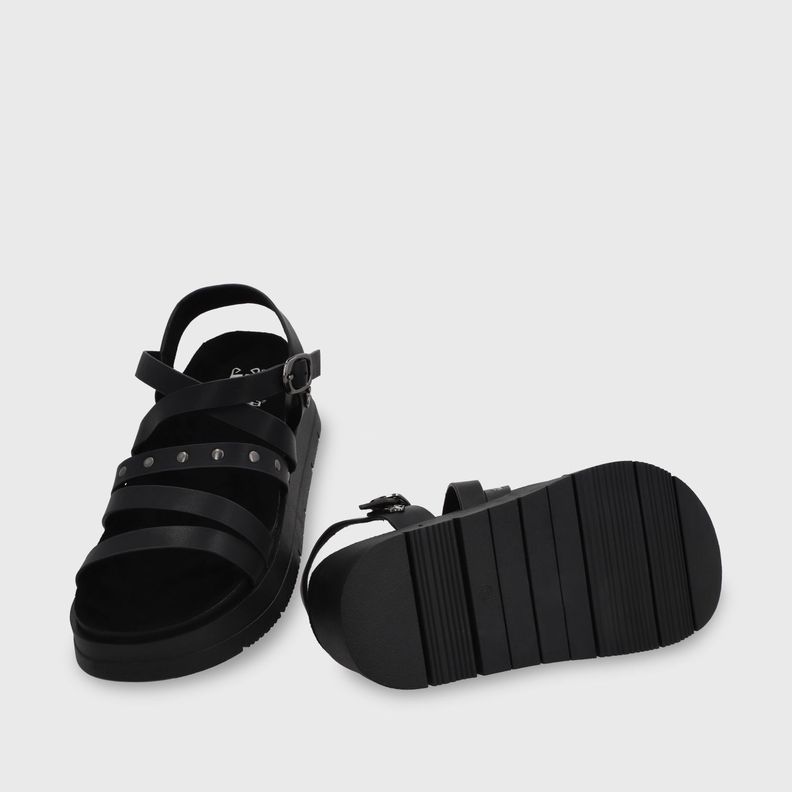 Sandalia Plataforma Negra Mujer 55231 Gotta-3