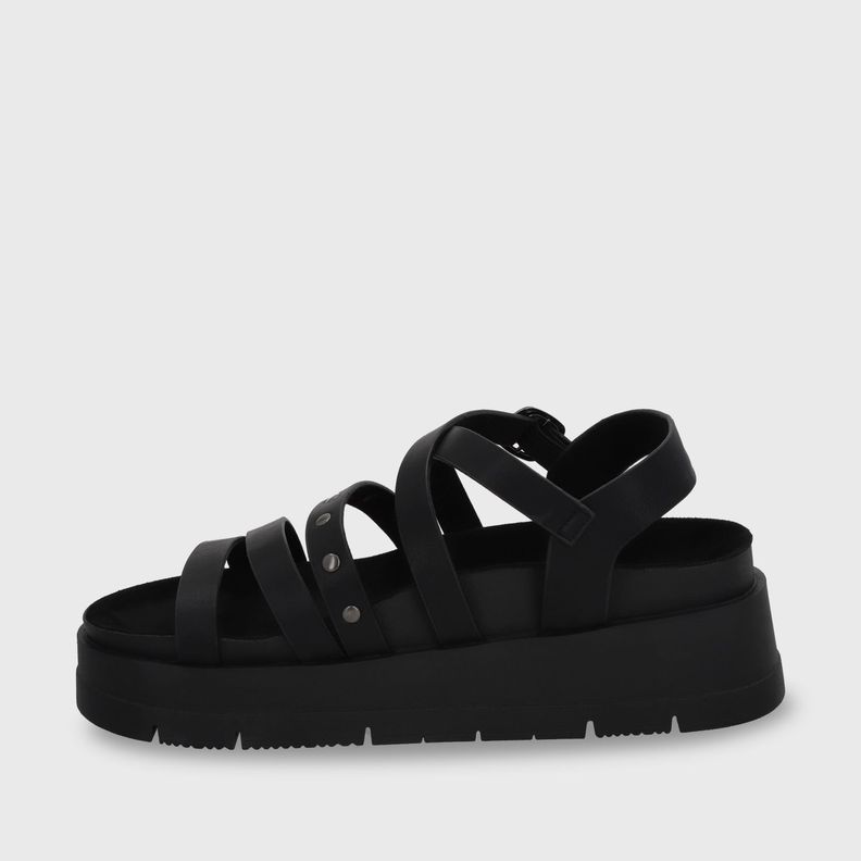 Sandalia Plataforma Negra Mujer 55231 Gotta-5