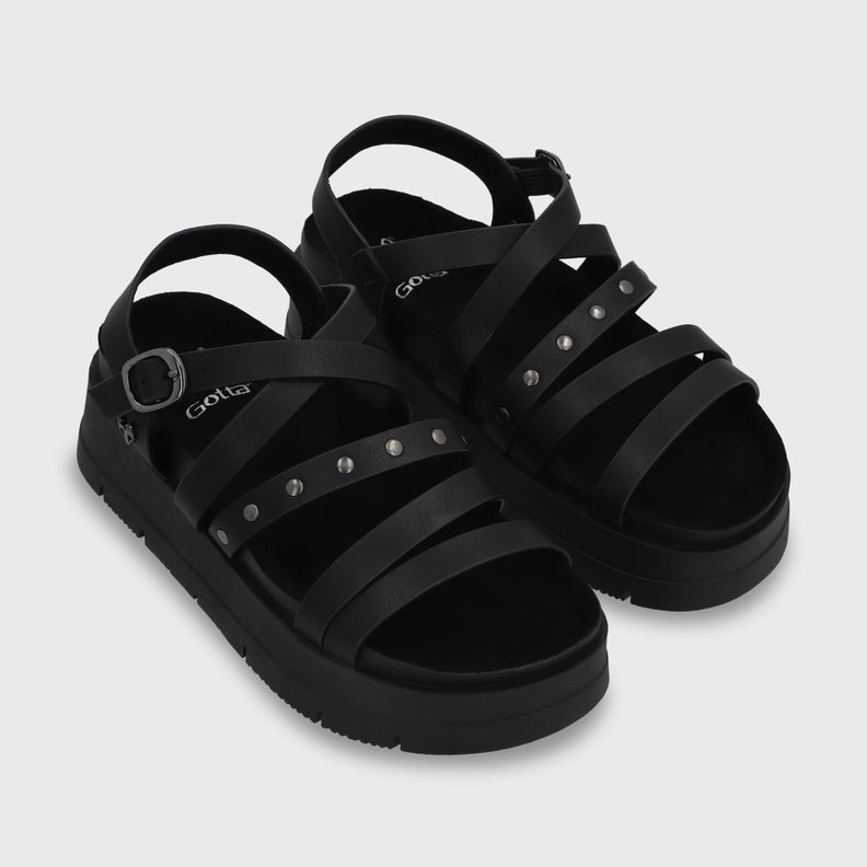 Sandalia Plataforma Negra Mujer 55231 Gotta-6