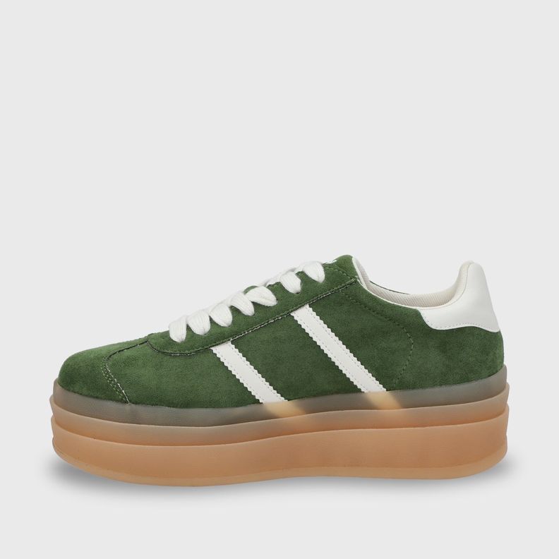 zapatilla Plataforma Verde Mujer 53750 Gotta-3