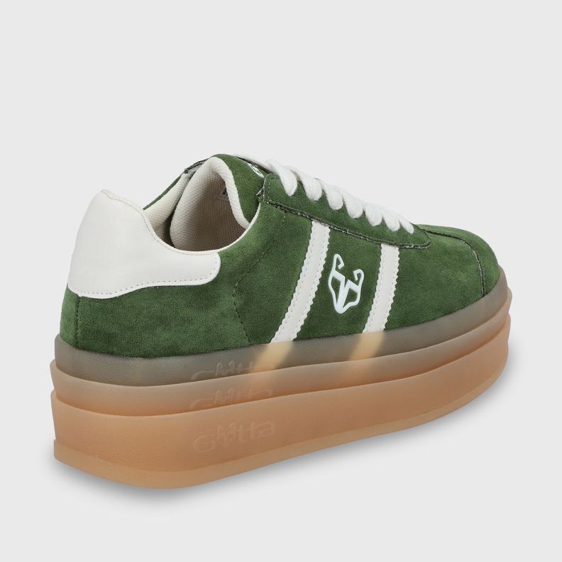 zapatilla Plataforma Verde Mujer 53750 Gotta-4
