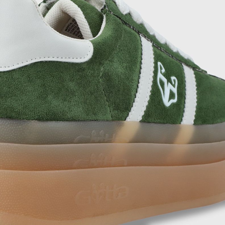 zapatilla Plataforma Verde Mujer 53750 Gotta-5