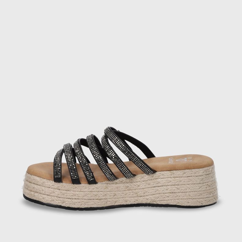 Sandalia Plataforma Negro Mujer 55972 Gotta-2