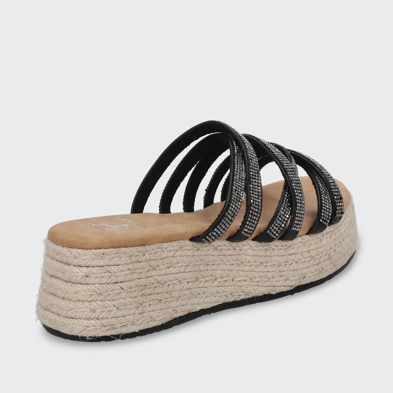 Sandalia Plataforma Negro Mujer 55972 Gotta-3