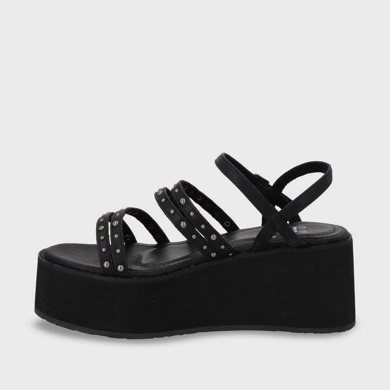 Sandalia Plataforma Negra Mujer 15629 Gotta-3
