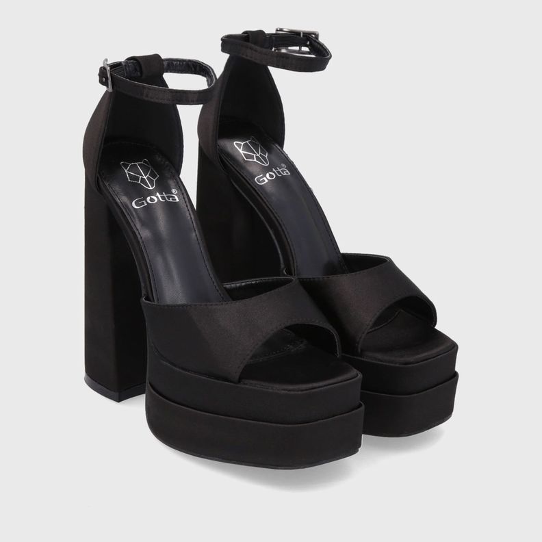 Sandalia Plataforma Negra Mujer 25911 Gotta-2