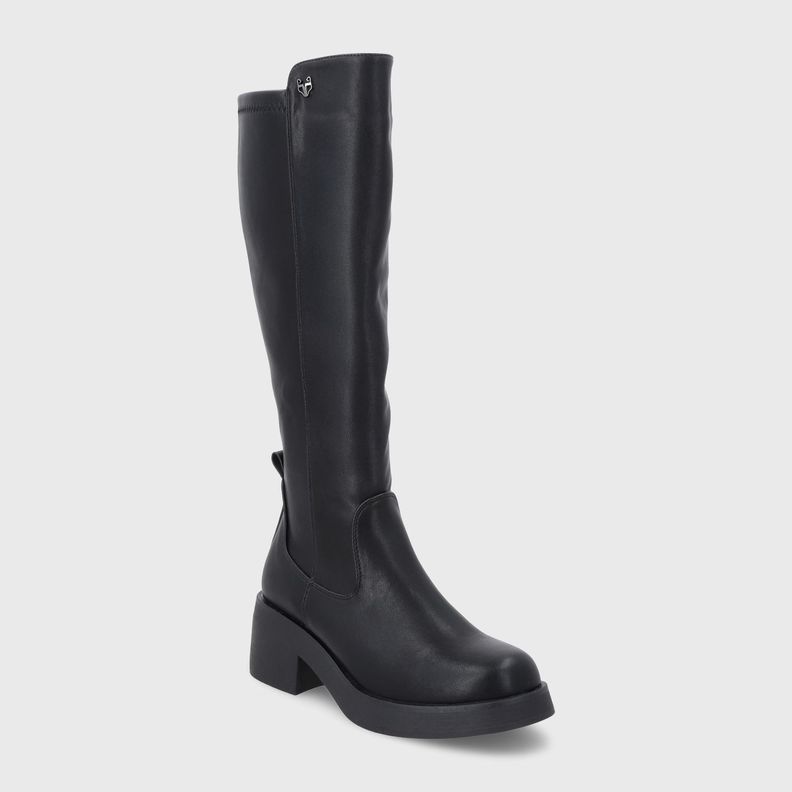 Bota Taco Negra Mujer 55251 Gotta-1