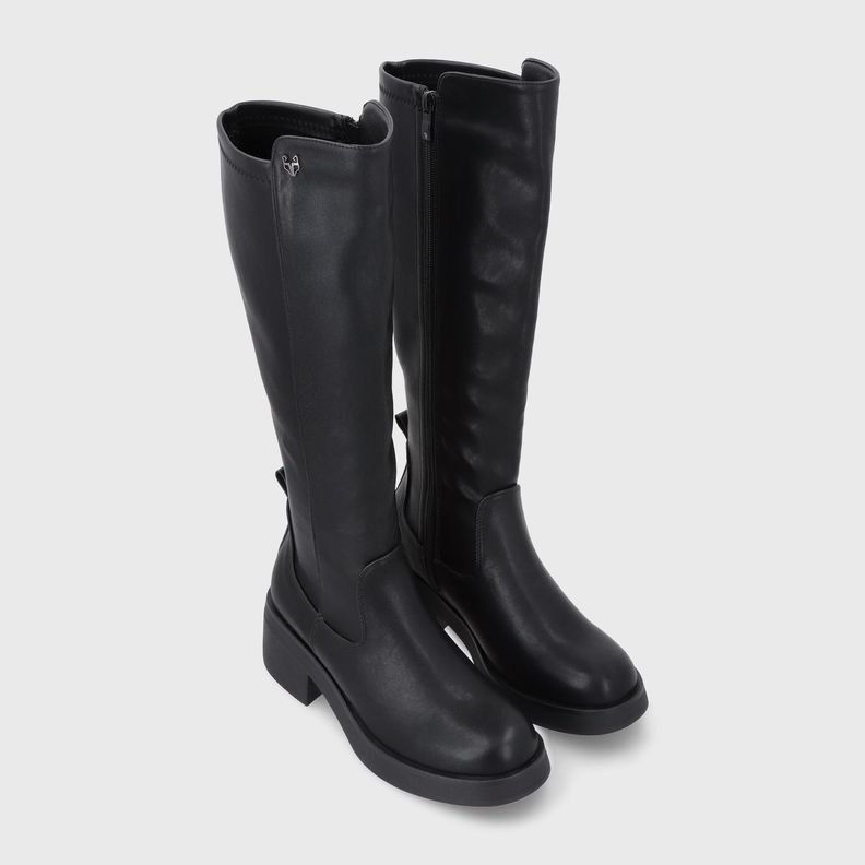 Bota Taco Negra Mujer 55251 Gotta-2