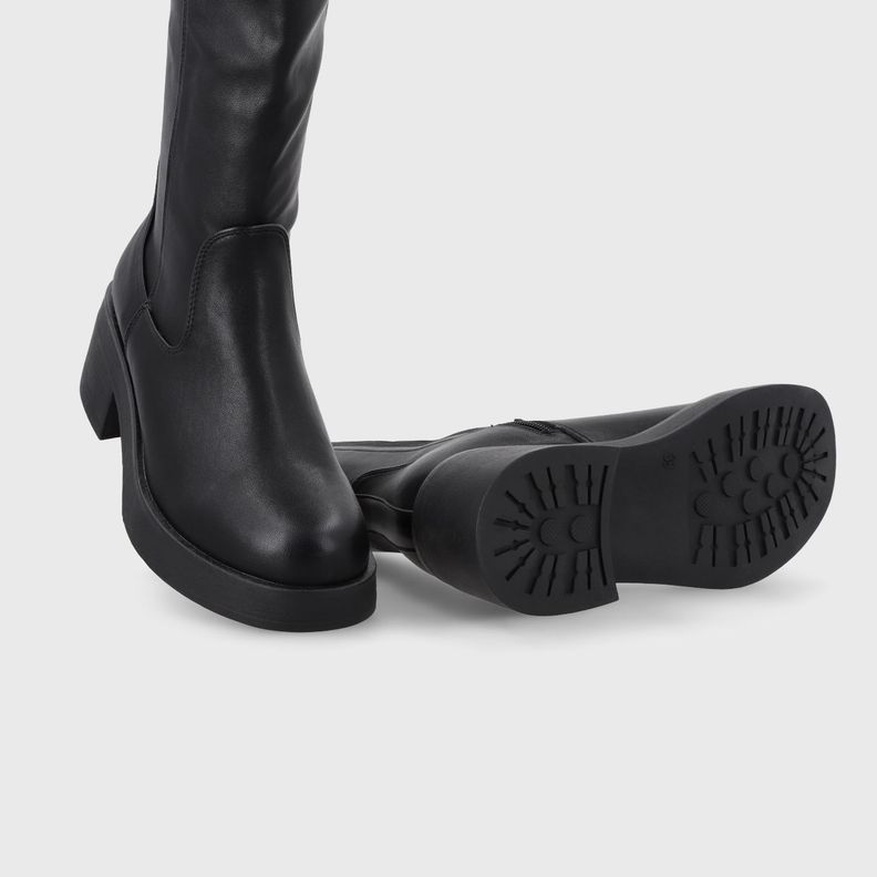 Bota Taco Negra Mujer 55251 Gotta-6