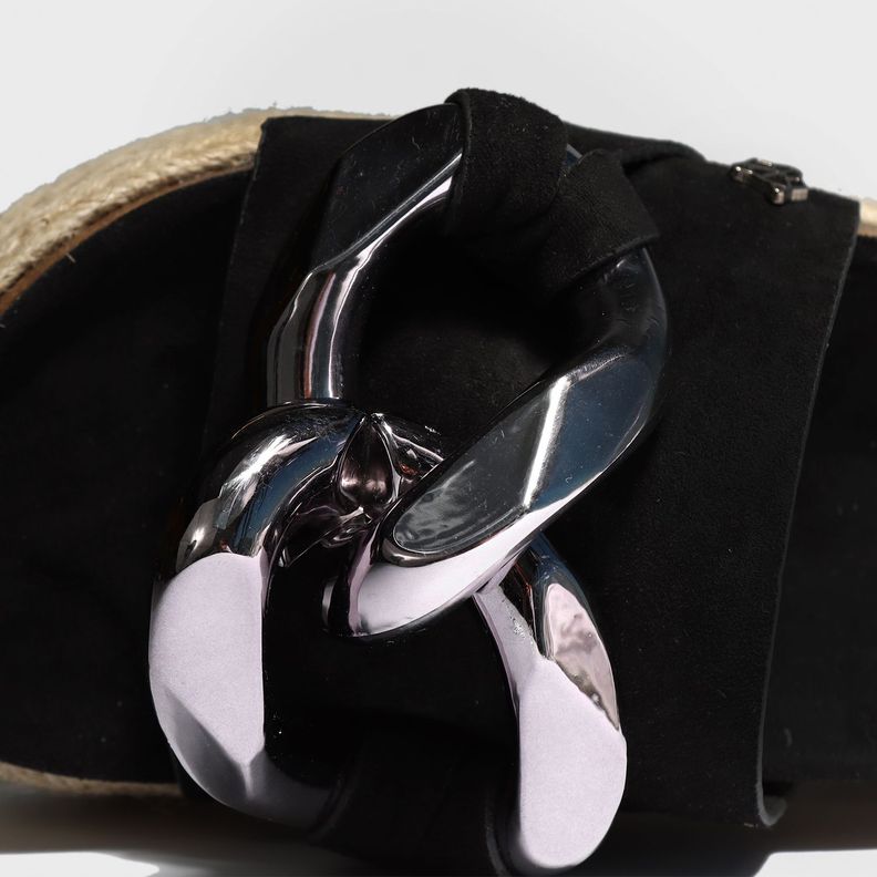 Sandalia Plataforma Negra Mujer 15251 Gotta-5