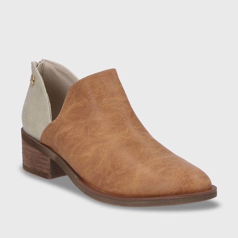 zapato Taco Beige Mujer 43108 Gotta-1