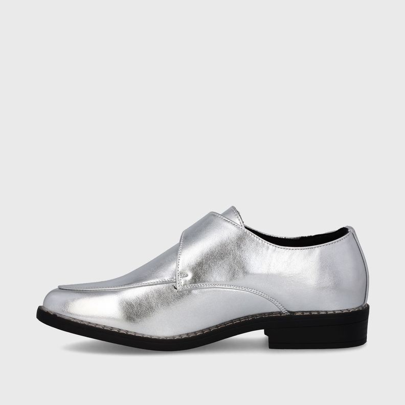 Zapato Plateado Charol Mujer 17565 Gotta-4