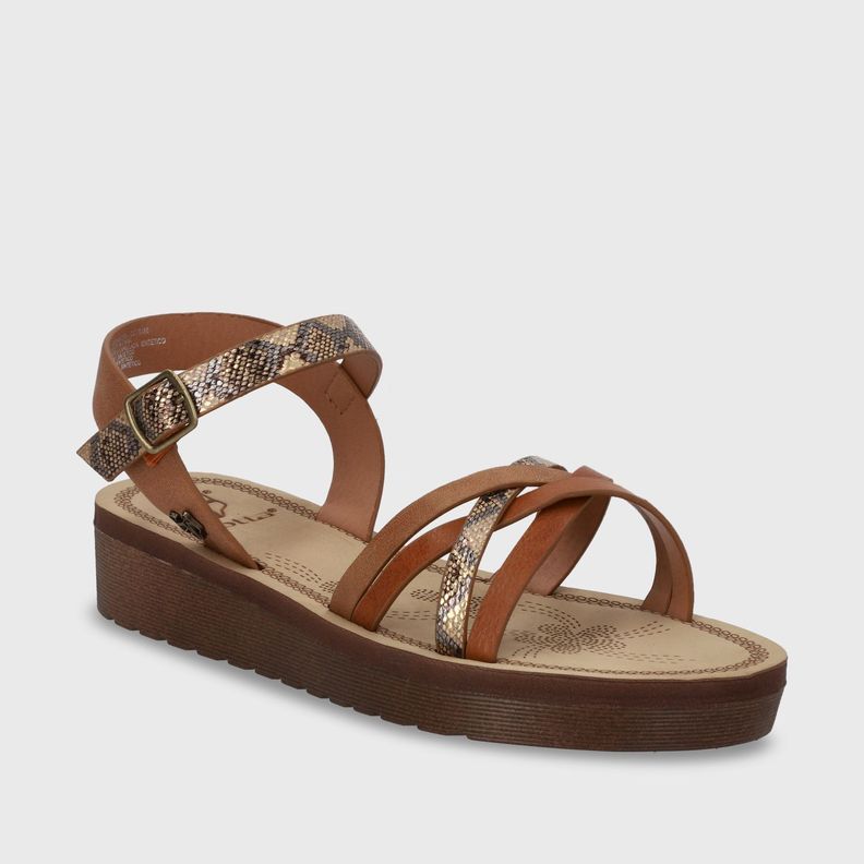 Sandalia Plana Café Mujer 13211 Gotta-1