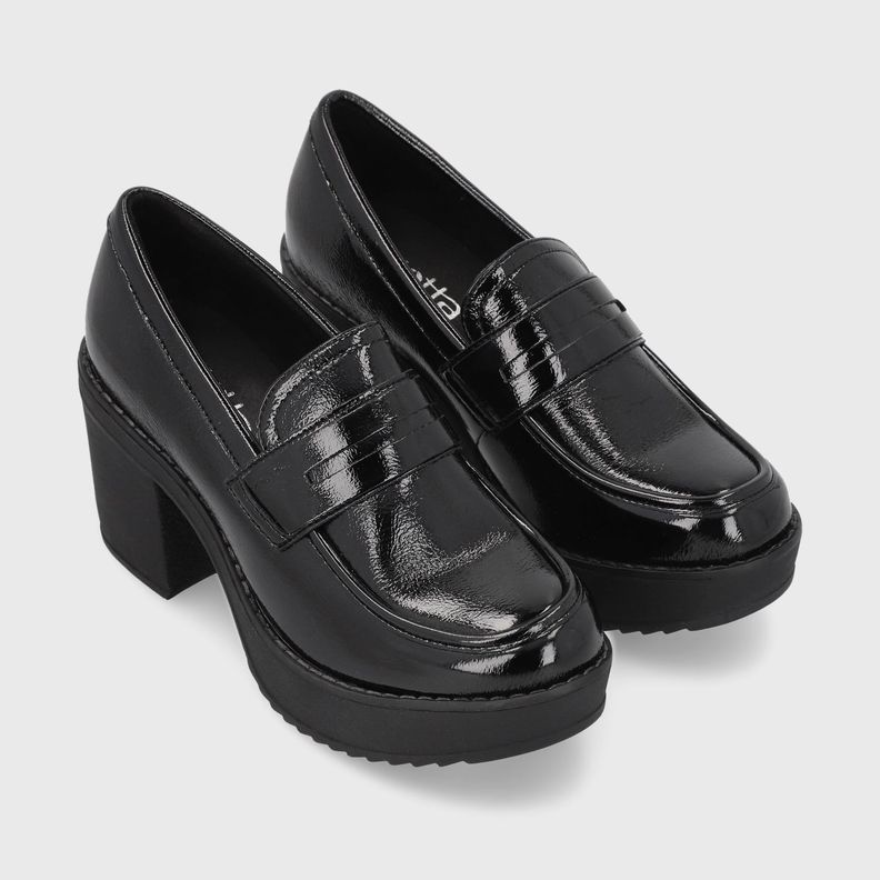 Zapato Negro Charol Mujer 13503 Gotta-2