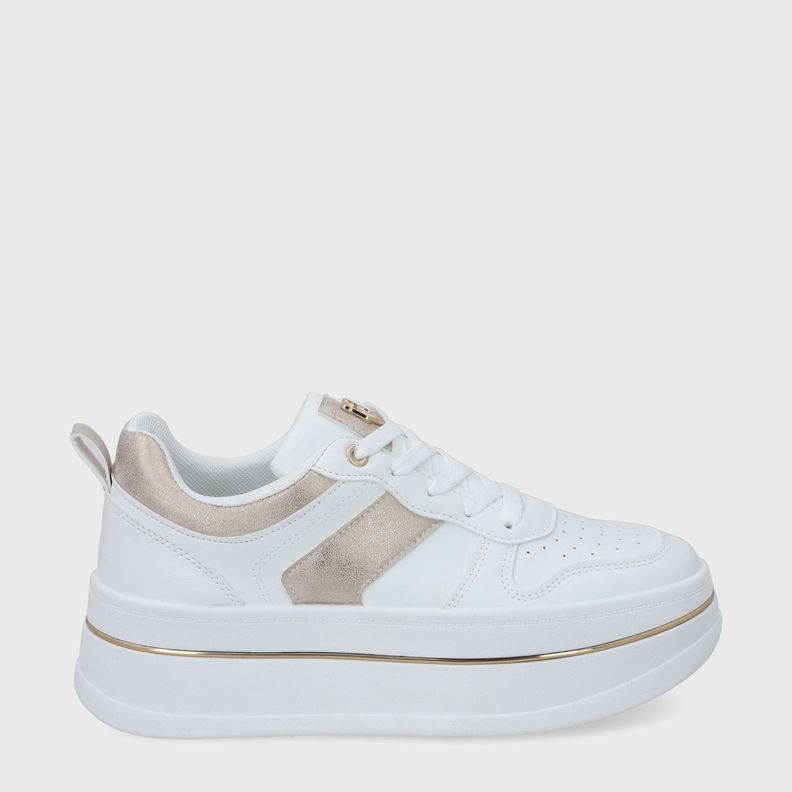 Zapatilla Plataforma Blanca Mujer 58010 Gotta Blanco 35