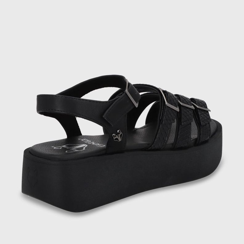 Sandalia Plataforma Negro Mujer 53731 Gotta-4