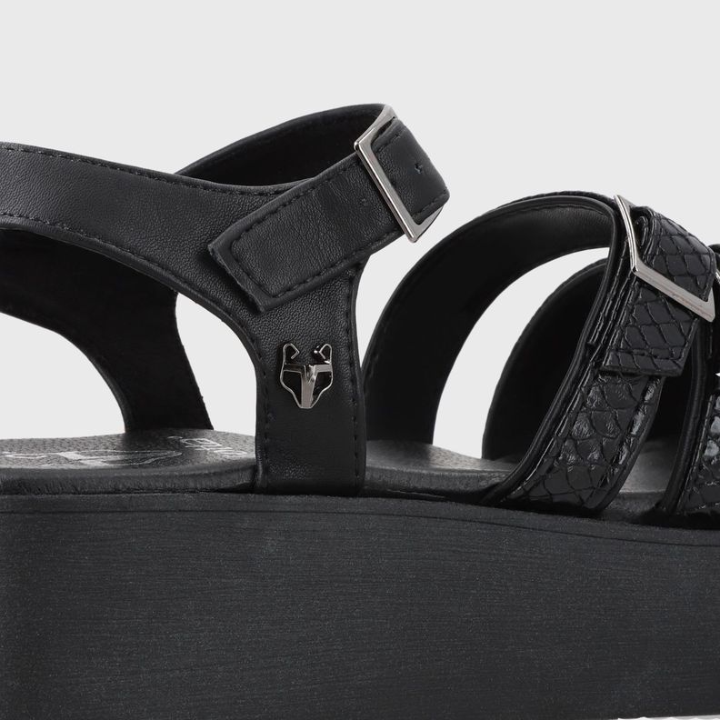Sandalia Plataforma Negro Mujer 53731 Gotta-5