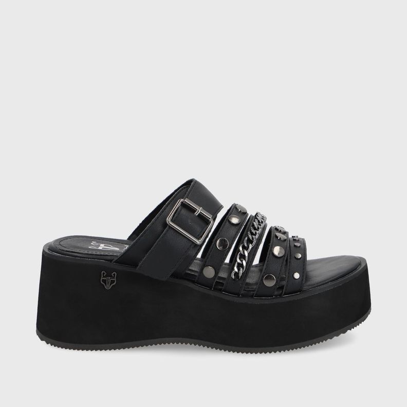 Sandalia Negra Mujer 45841 Gotta Negro 35