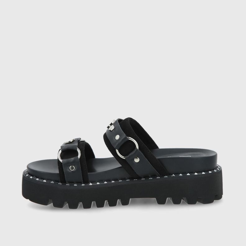 Sandalia Negra Mujer 1573B Gotta-3
