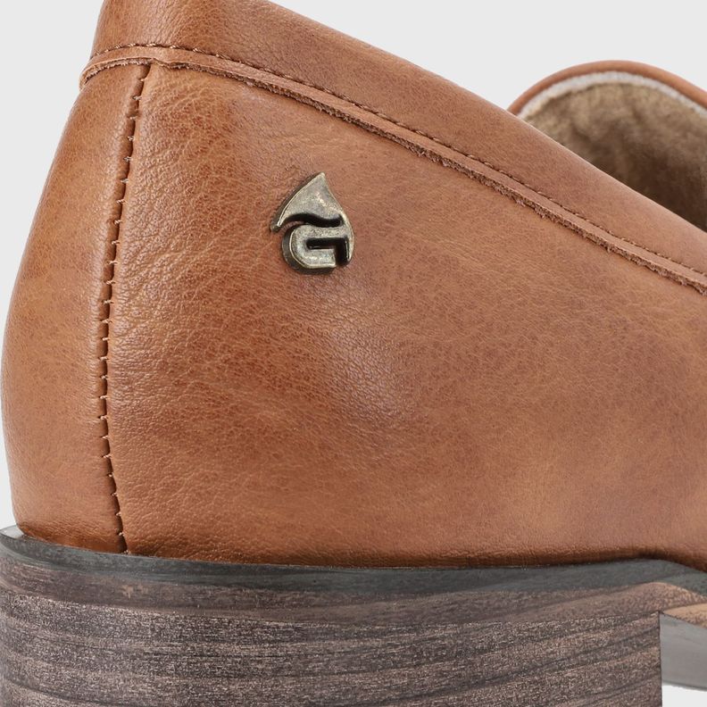 Zapato Plano Beige Mujer 23552 Gotta-5