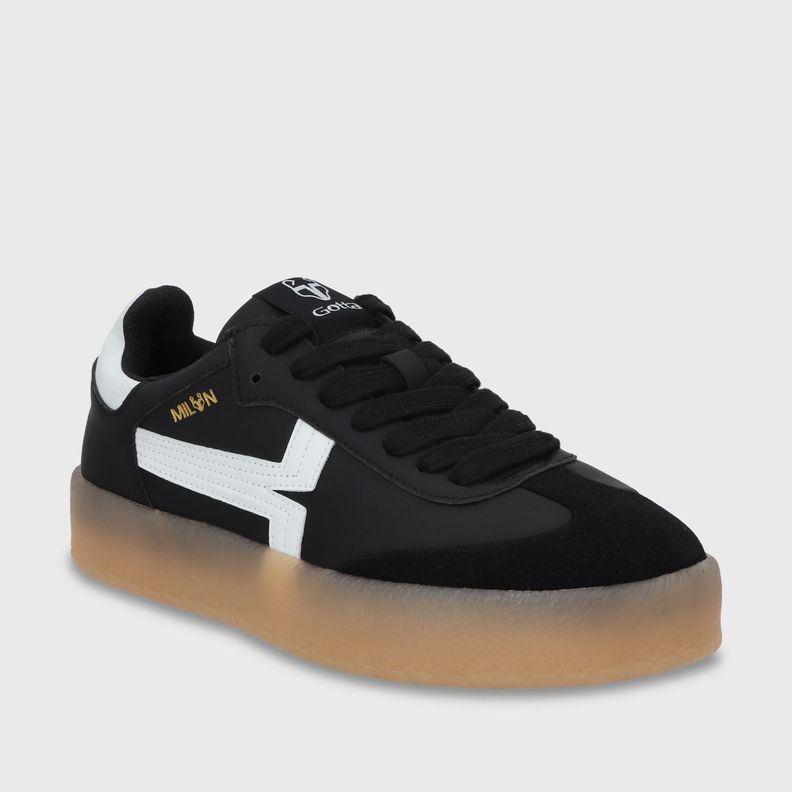 zapatilla Plano Negro Mujer 53740 Gotta-1