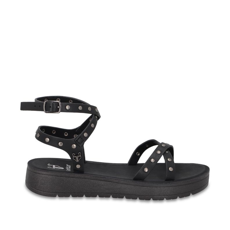 Sandalia Negra Mujer 65690 Gotta
