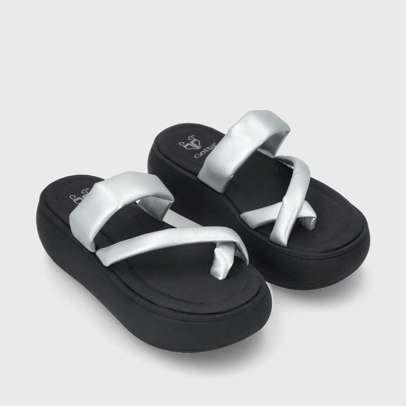 Sandalia Plateada  Mujer 43031 Gotta-2