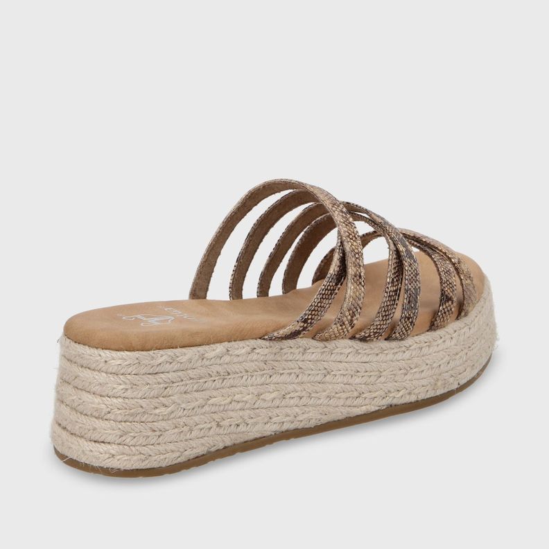 Sandalia Plataforma Oro Mujer 55972 Gotta-4