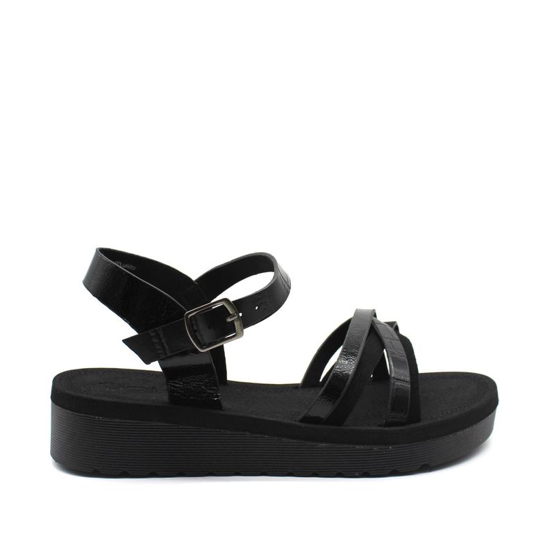 Sandalia Negra Mujer 13211 Gotta-0